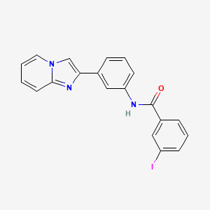 N-(3-imidazo[1,2-a]pyridin-2-ylphenyl)-3-iodobenzamide