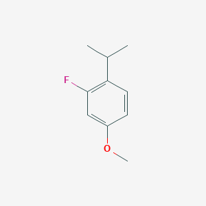 molecular formula C10H13FO B035819 2-氟-1-异丙基-4-甲氧基苯 CAS No. 1262414-96-9