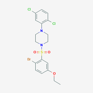 1-[(2-bromo-5-ethoxyphenyl)sulfonyl]-4-(2,5-dichlorophenyl)piperazine