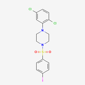 1-(2,5-Dichlorophenyl)-4-(4-iodobenzenesulfonyl)piperazine