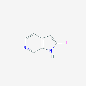 molecular formula C7H5IN2 B035820 2-iodo-1H-pyrrolo[2,3-c]pyridine CAS No. 1227270-26-9