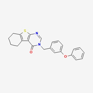 3-(3-phenoxybenzyl)-5,6,7,8-tetrahydro[1]benzothieno[2,3-d]pyrimidin-4(3H)-one