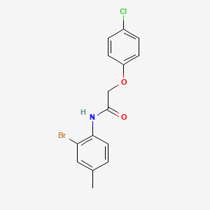 N-(2-bromo-4-methylphenyl)-2-(4-chlorophenoxy)acetamide