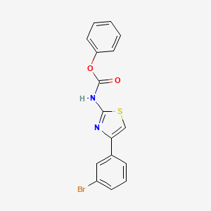 phenyl [4-(3-bromophenyl)-1,3-thiazol-2-yl]carbamate