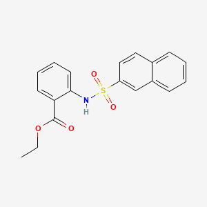 ethyl 2-[(2-naphthylsulfonyl)amino]benzoate