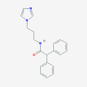 N-[3-(1H-imidazol-1-yl)propyl]-2,2-diphenylacetamide