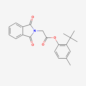 2-tert-butyl-4-methylphenyl (1,3-dioxo-1,3-dihydro-2H-isoindol-2-yl)acetate