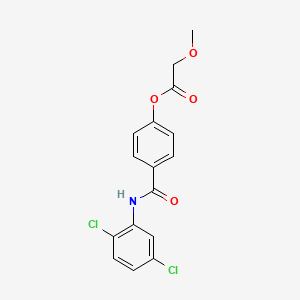 4-{[(2,5-dichlorophenyl)amino]carbonyl}phenyl methoxyacetate