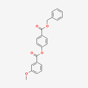 4-[(benzyloxy)carbonyl]phenyl 3-methoxybenzoate