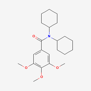 N,N-dicyclohexyl-3,4,5-trimethoxybenzamide