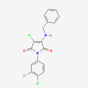 3-(Benzylamino)-4-chloro-1-(3,4-dichlorophenyl)pyrrole-2,5-dione