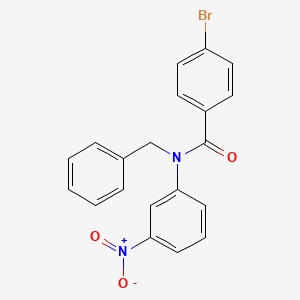 N-benzyl-4-bromo-N-(3-nitrophenyl)benzamide