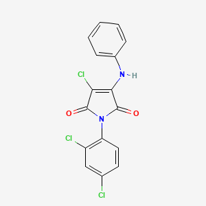 3-anilino-4-chloro-1-(2,4-dichlorophenyl)-1H-pyrrole-2,5-dione