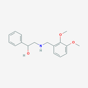 molecular formula C17H21NO3 B358279 2-[(2,3-二甲氧基苄基)氨基]-1-苯乙醇 CAS No. 892577-86-5