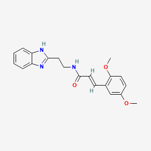 (E)-N-[2-(1H-Benzoimidazol-2-yl)-ethyl]-3-(2,5-dimethoxy-phenyl)-acrylamide