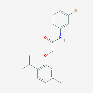 N-(3-bromophenyl)-2-(5-methyl-2-propan-2-ylphenoxy)acetamide