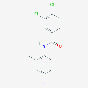 3,4-dichloro-N-(4-iodo-2-methylphenyl)benzamide