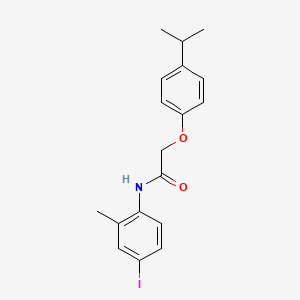 N-(4-iodo-2-methylphenyl)-2-(4-isopropylphenoxy)acetamide