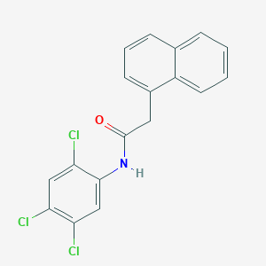 molecular formula C18H12Cl3NO B3582927 2-(naphthalen-1-yl)-N-(2,4,5-trichlorophenyl)acetamide 