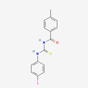 N-{[(4-iodophenyl)amino]carbonothioyl}-4-methylbenzamide