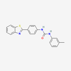 N-[4-(1,3-benzothiazol-2-yl)phenyl]-N'-(3-methylphenyl)urea