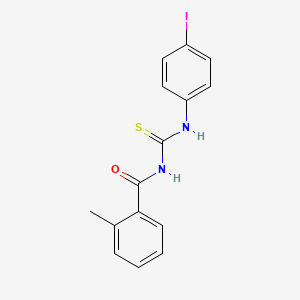 N-{[(4-iodophenyl)amino]carbonothioyl}-2-methylbenzamide