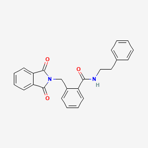 2-[(1,3-dioxoisoindol-2-yl)methyl]-N-(2-phenylethyl)benzamide