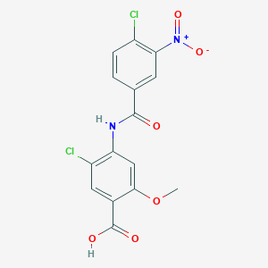 5-CHLORO-4-(4-CHLORO-3-NITROBENZAMIDO)-2-METHOXYBENZOIC ACID