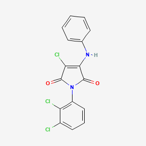 3-anilino-4-chloro-1-(2,3-dichlorophenyl)-1H-pyrrole-2,5-dione