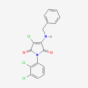 3-(benzylamino)-4-chloro-1-(2,3-dichlorophenyl)-1H-pyrrole-2,5-dione