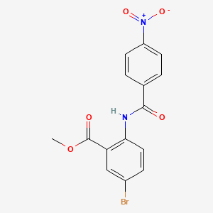 methyl 5-bromo-2-[(4-nitrobenzoyl)amino]benzoate