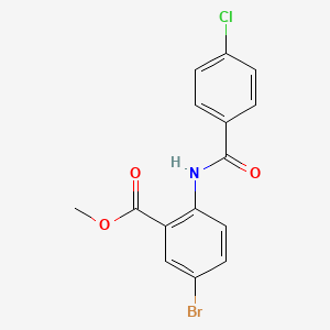 methyl 5-bromo-2-[(4-chlorobenzoyl)amino]benzoate