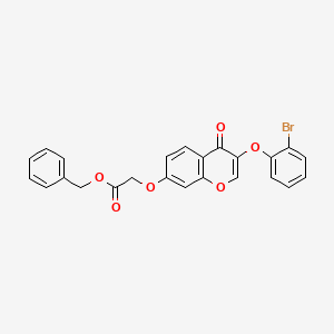 benzyl {[3-(2-bromophenoxy)-4-oxo-4H-chromen-7-yl]oxy}acetate