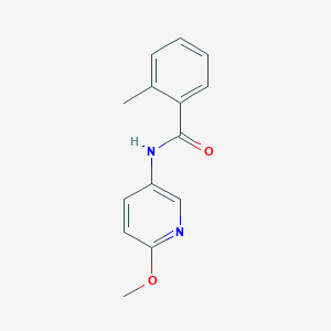 N-(6-methoxy-3-pyridinyl)-2-methylbenzamide