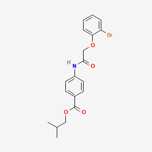 isobutyl 4-{[(2-bromophenoxy)acetyl]amino}benzoate