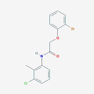 2-(2-bromophenoxy)-N-(3-chloro-2-methylphenyl)acetamide