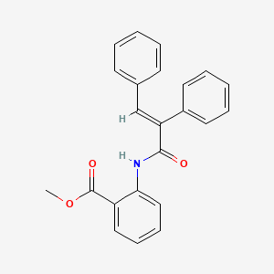 methyl 2-[(2,3-diphenylacryloyl)amino]benzoate