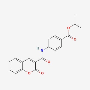 4-[(2-Oxo-2H-chromene-3-carbonyl)-amino]-benzoic acid isopropyl ester