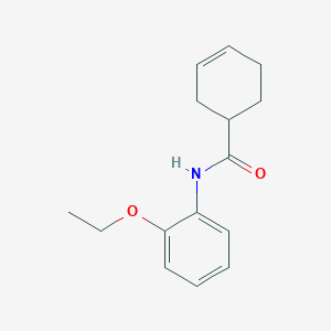 molecular formula C15H19NO2 B358362 N-(2-ethoxyphenyl)-3-cyclohexene-1-carboxamide CAS No. 923673-75-0