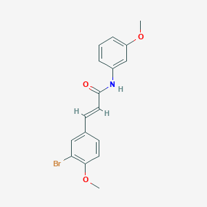 3-(3-bromo-4-methoxyphenyl)-N-(3-methoxyphenyl)acrylamide