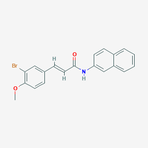 3-(3-bromo-4-methoxyphenyl)-N-2-naphthylacrylamide