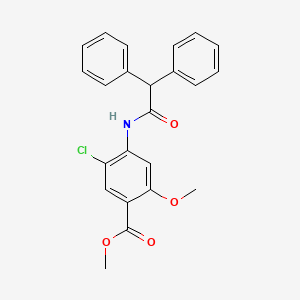 methyl 5-chloro-4-[(diphenylacetyl)amino]-2-methoxybenzoate