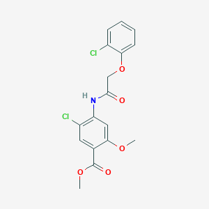 methyl 5-chloro-4-{[(2-chlorophenoxy)acetyl]amino}-2-methoxybenzoate