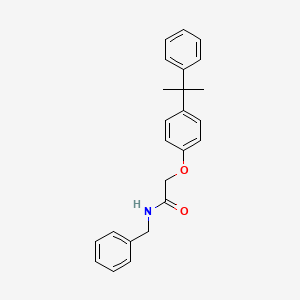 N-benzyl-2-[4-(2-phenylpropan-2-yl)phenoxy]acetamide