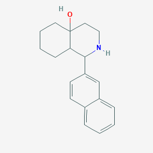 molecular formula C19H23NO B3583753 1-(2-naphthyl)octahydro-4a(2H)-isoquinolinol 