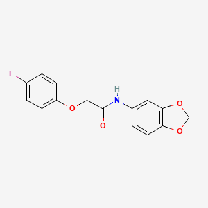 N~1~-(1,3-BENZODIOXOL-5-YL)-2-(4-FLUOROPHENOXY)PROPANAMIDE