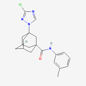 3-(3-CHLORO-1H-1,2,4-TRIAZOL-1-YL)-N~1~-(3-METHYLPHENYL)-1-ADAMANTANECARBOXAMIDE