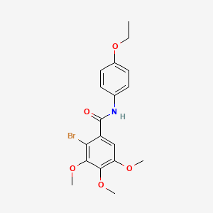 2-bromo-N-(4-ethoxyphenyl)-3,4,5-trimethoxybenzamide