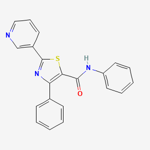 N,4-diphenyl-2-(pyridin-3-yl)-1,3-thiazole-5-carboxamide