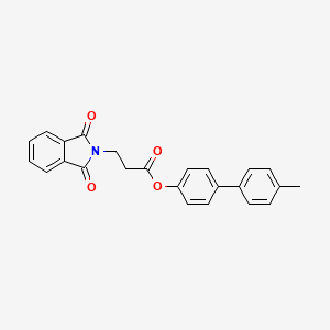 [4-(4-Methylphenyl)phenyl] 3-(1,3-dioxoisoindol-2-yl)propanoate